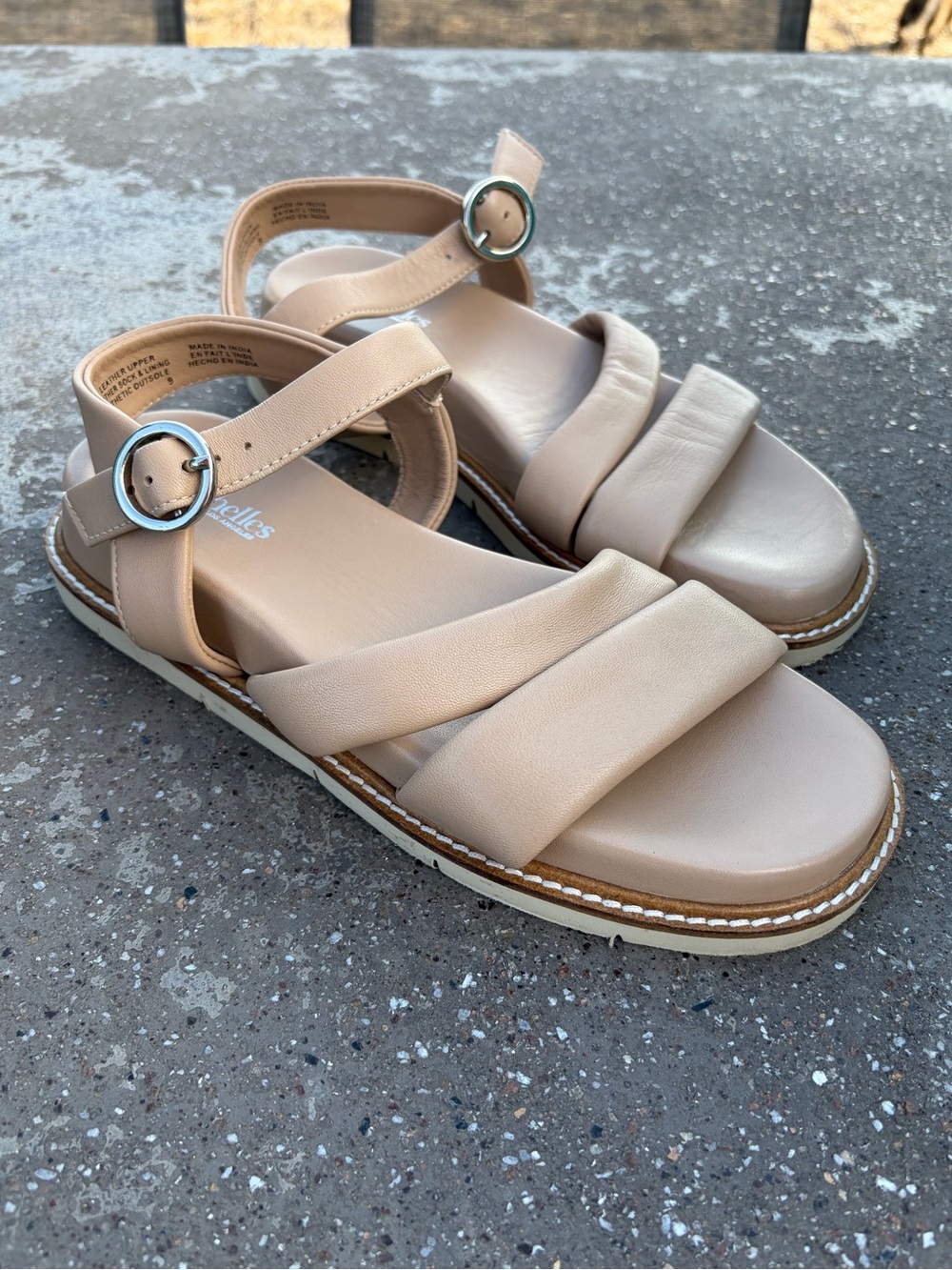 Seychelles Tangelo Leather Sandals Sz9